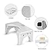 Folding Toilet Stool, Enow Multi-Function Foldable 7