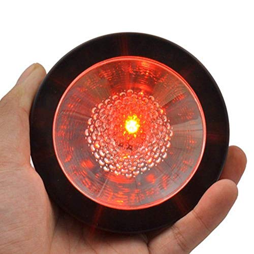 Aibote Color Changing Flashing Led Coaster Drink Bottle Cup Mat Holder For Party Club Bars Wedding Decoration(Black Shell Colorful Light) #TOP2