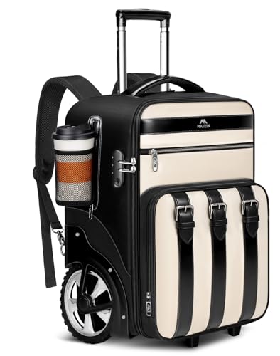 MATEIN 2-in-1 Rolling Suitcase