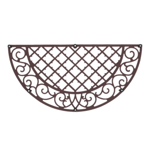 Esschert Design - Paillasson Demi-Lune en Fonte 68 cm