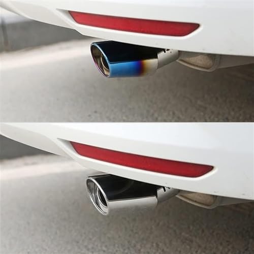 Embout d'échappement en acier inoxydable bleu premium pour votre Toyota Hilux - 5