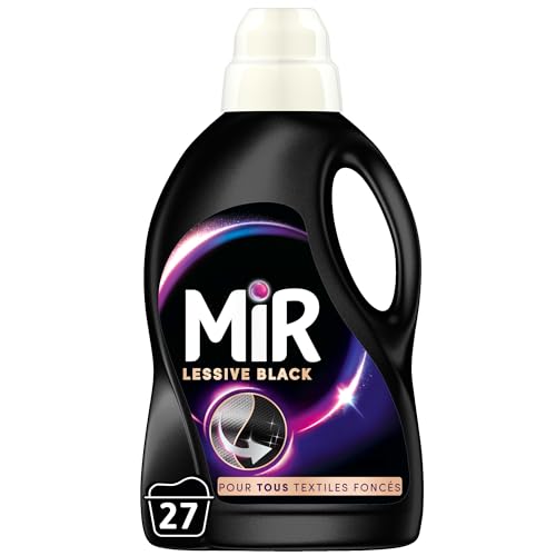 Mir Lessive Liquide Black Main & Machine Formule Unique 3en1, 1.35L