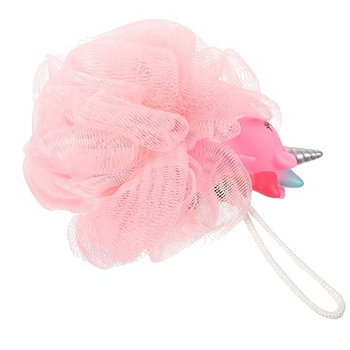 Baluue Cartoon Loofah Bath Sponge Soft Exfoliating Shower Ball for Adorable Animal Design Durable Pe Material Fun Bathing Accessories