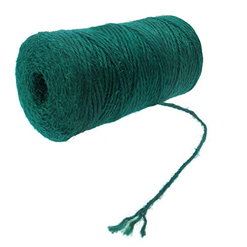 Spago Di Iuta Naturale 3 Rotoli Da 100 Metri | 1mm Spessore | Per Decorazione, Giardinaggio E Fai Da Te