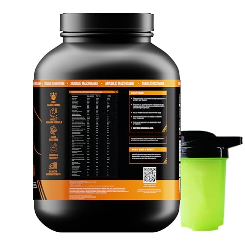 Image of Beast Life High Protein Mass /Weight Gainer | 2.5 KG | Belgian Chocolate with Free Shaker | NABL LAB Tested | For Muscle Gain & Fast Growth | Cereal-Based Formula, No Maltodextrin | India's #1 Cereal Based Bulk Gainer