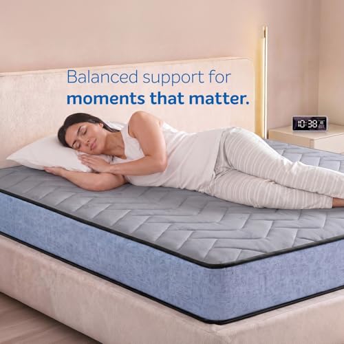 Image of Sleepwell Ortho Pro Latex Mattress | Queen Size 75x60x10 Inch | 100% Pure Natural Latex Orthopedic Support | Pressure Relief | Cool Yarn Fabric | Neem Fresche Anti-Microbial | 10 Years Warranty