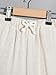 Verdusa Boy's 2 Piece Outfits Linen Set Going Out Outfits Button Up Shirt and Shorts Pants Set Beige 11Y