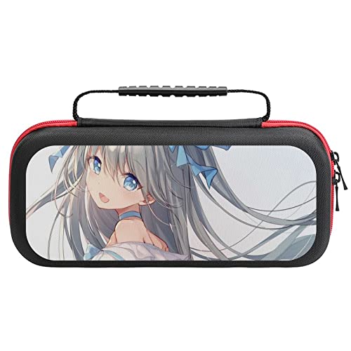 Switch ケース ハムマン 戦艦少女 薄型 スイッチ ケース 可愛い スイッチ専用ケース 大容量 Switchカバー Switch専用キャリーケース 持ち手付き スイッチポーチ 衝撃吸収 収納バッグ スイッチカバー Joy-Con 収納ケース 20個カ