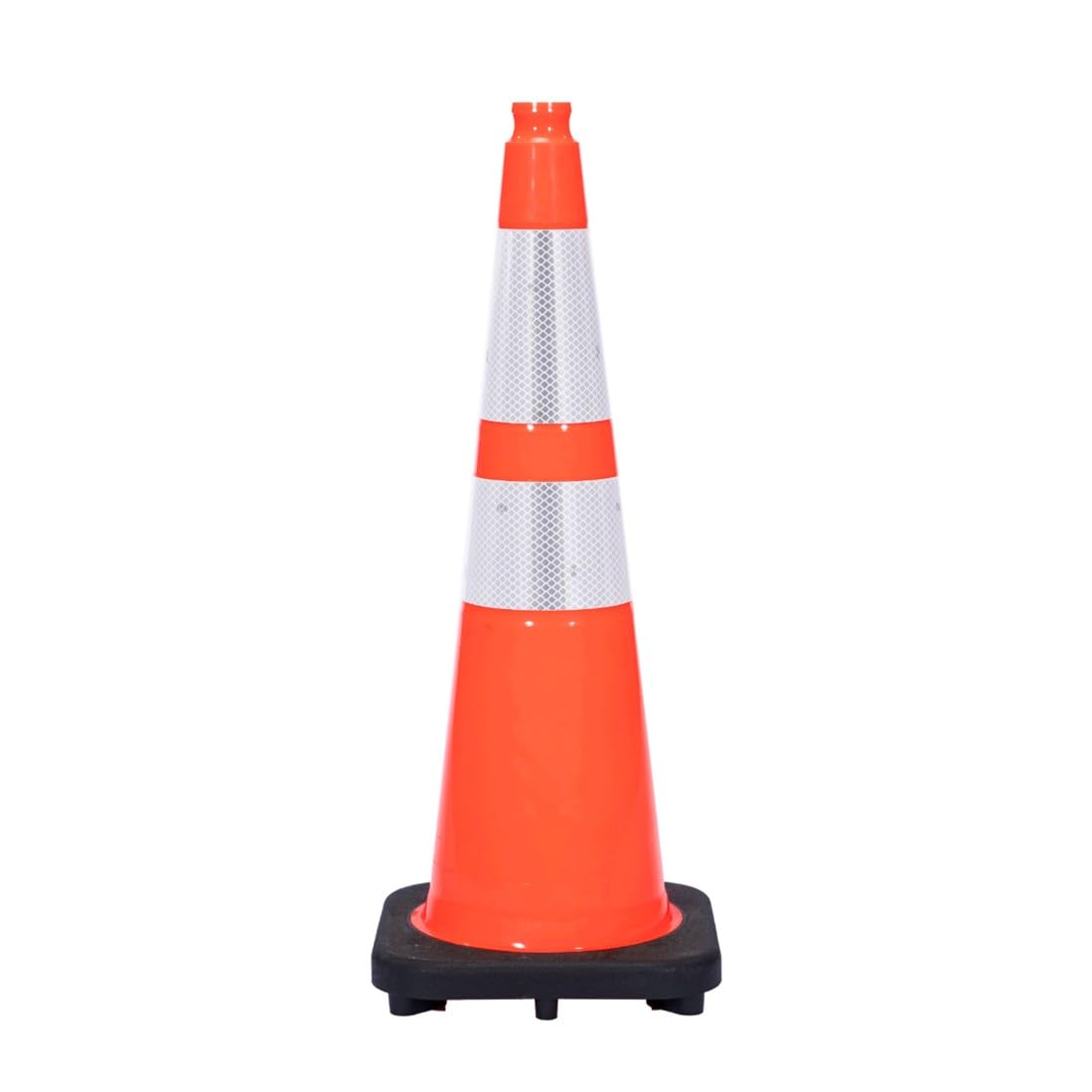 Traffic Kontrol 36” Orange Traffic Safety Cones with 6