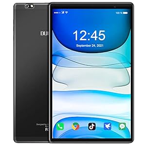 DUODUOGO Tablet 10 Zoll Android 10, 4 GB RAM + 64 GB ROM, GMS-Zertifiziert, Quad-Core, 8000 mAh, HD IPS Display, Dual Kameras 8 + 5 MP, 4G LTE Tablets, Einzel-SIM, WiFi, Bluetooth, GPS