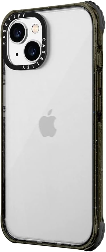 CASETiFY Ultra Impact iPhone 14 Plus Case [5X Military Grade Drop Tested / 11.5ft Drop Protection] - Glossy Black