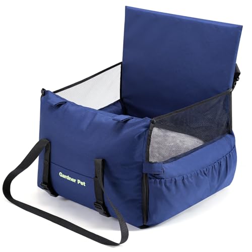 Gardner Pet Siège Auto pour Chien Chat Petite Taille de 14kg, Panier Voiture pour Chien Portable Détachable et Lavable, Siege Auto Chien Voiture Sûr et...