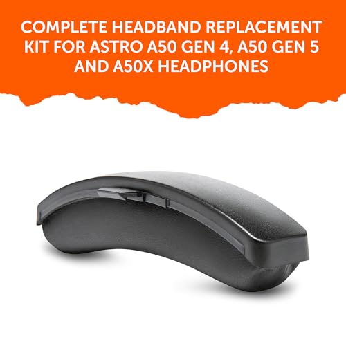 Image of WC Mod Kit A50 - Cooling Gel Earpads + Headband Replacement for Astro A50 Gen 4, Gen 5 & A50X by Wicked Cushions | Enhanced Comfort, Cooling & Durability | Black