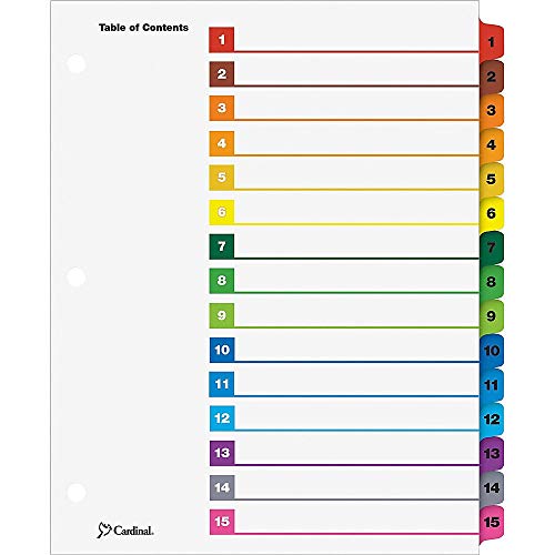 Cardinal by tops Products OneStep numerati sistema...