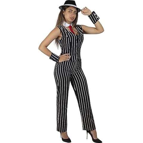 Funidelia Women's Mafia Gangster Costume Cover