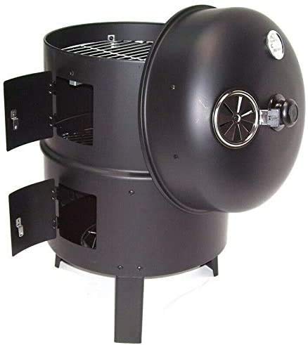 D&L 56512 - Barbecue a carbonella, 3 in 1, affumicatore
