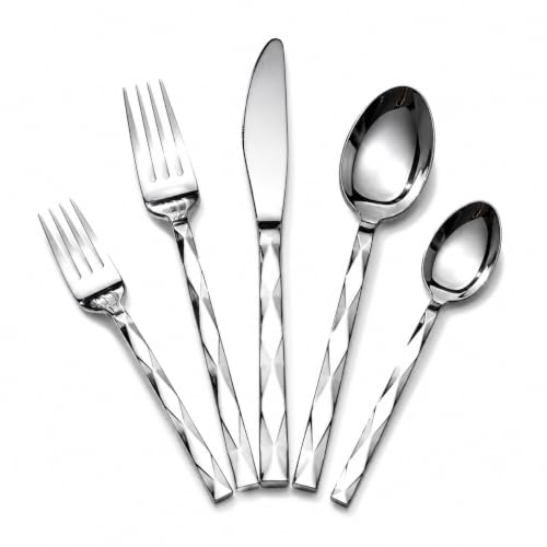 20-Piece 18/0 Silverware Set, Stainless Steel Flatware Cutlery Set for 4 - image 1