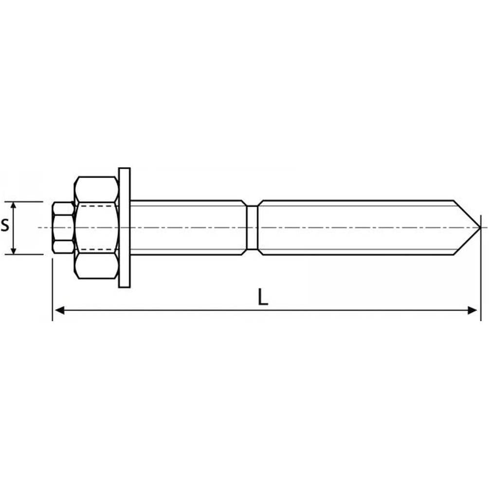 10 chemische Gewindestangen M12 x 220 mm – ETA-08/0231 – Edelstahl A4 D-Work