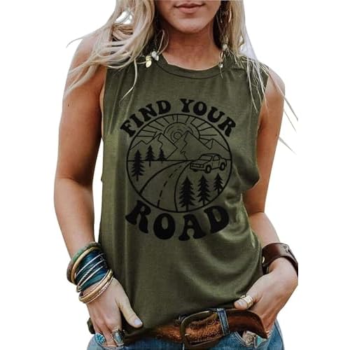 Womens Tank Tops Summer T Shirts Sleeveless Casual Loose Tunic Blouses 2026 Small Bc Amy Green