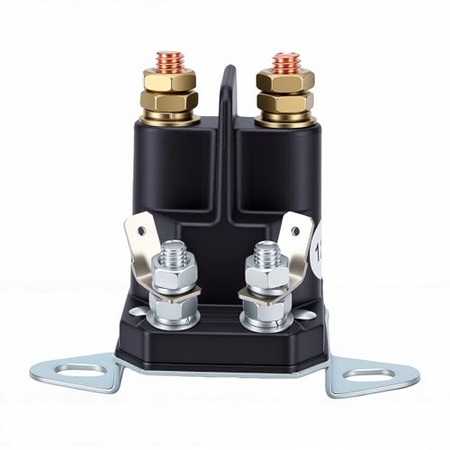 Yctze Solénoïde de Relais de Démarreur 12 V Relais de Démarrage Haute Tension Bobine de Cuivre de Remplacement Direct Activation Rapide avec Moteur V Twin pour