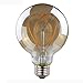 Produktbild G95 LED E27 Glühbirne, Warmweiß LED Globelampe für Retro Beleuchtung mit 2000 Kelvin 1.7W Ersetzt 11W Leuchtmittel [Nicht Dimmbar] [Energieklasse A+] Ideal für Restaurant Café Bar - Herz Filament