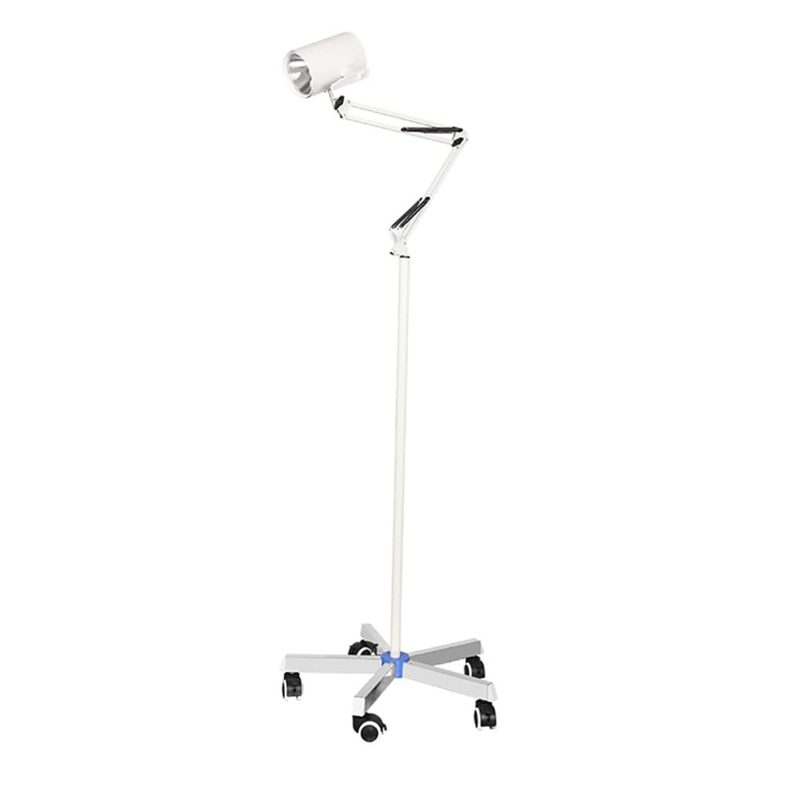 SenhE Lampada Medica Chirurgica Mobile, Lampada per Visita Medica a LED, Lampada Flessibile a Collo di Cigno, Base Rotante, Regolabile in Altezza, per Odontoiatria/Medicina/Ortopedia