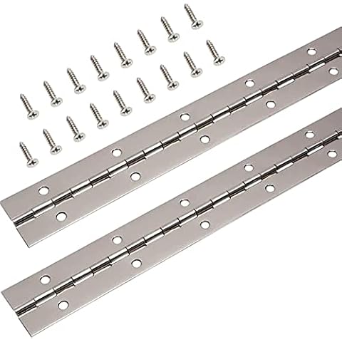 MOTLOPCU 12 Inch Stainless Steel Continuous Hinges Cover