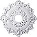 Ekena Millwork CM18RL Riley Ceiling Medallion, 18"OD x 3 1/2"ID x 1 1/2"P (Fits Canopies up to 4 5/8"), Factory Primed