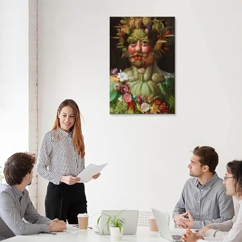 Poster Arcimboldo Vertumnus pour transformer un mur vide de bureau