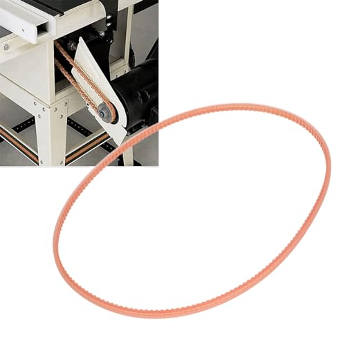 Drehmaschinenriemen, 63 Cm Umfang, 10 Zoll Drehmaschinenantriebsriemen für Bohrmaschine, Tischkreissäge, Bandsäge, Holzbearbeitungsmaschinen, Hochfester PE Antriebsriemen für