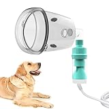 WhaleSing Lying Down Nebulizer Cup and Inhaler Mask for Cats and Small Dogs, Oxygen Mask for Pets (No Nebulizer Device) (L)