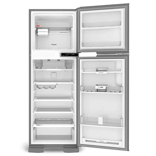Geladeira Frost Free Brastemp Duplex 375L Cor Inox BRM44HK 220V
