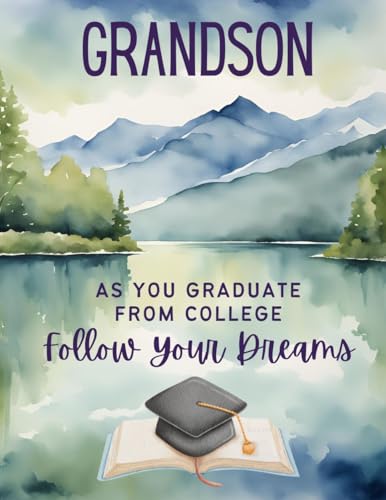 Greeting Card Grandson As You Graduate From College - May You Find Happiness and The...