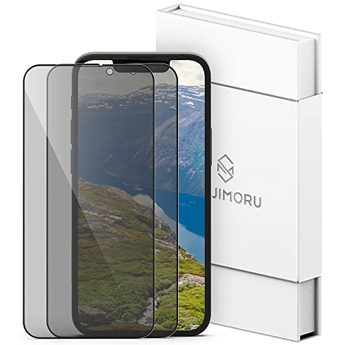 【2枚】Sinjimoru 覗き見防止 iPhone ガラスフィルム、Apple iPhone 13 mini 3防機能付き スマホ 全面保護 液晶フィルム フルカバー プライバシー保護 飛散防止 指紋防止 硬度9H 強化ガラスフィルム 2枚セット。Sinji Glass Privacy for iPhone 13 mini