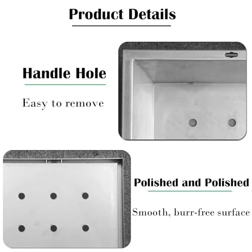Grille d'égout en acier inoxydable avec trous de drainage extérieurs - 5