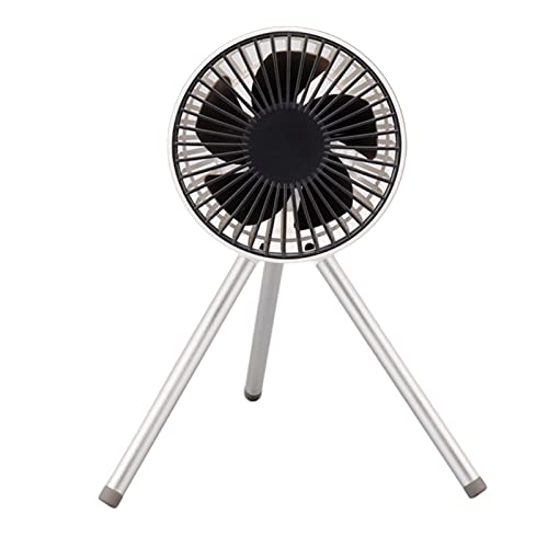 Ventilador de camping con trípode portátil y mini ventilador recargable USB 2