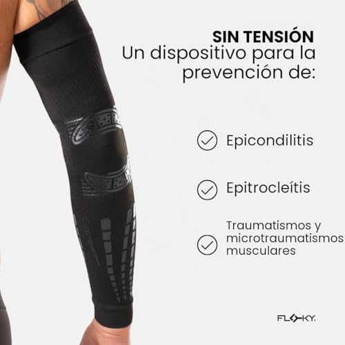 Manguito para codo y antebrazo FLOKY No Strain Evolution manguito de compresión multisport 5
