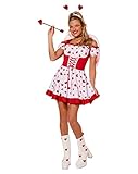 Spirit Halloween Adult Red Cupid Cutie Dress Costume - XS