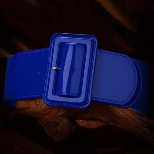Image of VONMELLI Stretchy Wide Women Belts Elastic Vintage Belts for Women Fashion Ladies Waist Belt for Dress
