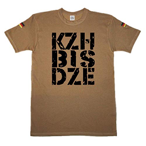 T-shirt KZH jusqu'à DZE Krank à la maison Vert 3XL