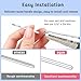 BQAN 2Pcs Nail Drill Bits Diamond Cuticle Removal Bit for Acrylic Nails Manicure Nail Prep and Nail Gel Polish Remover, 3/32