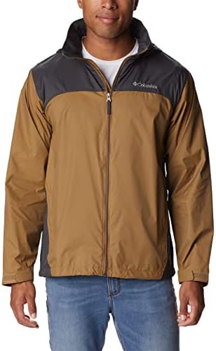 Columbia Men's Glennaker Lake Rain Jacket, Delta/Shark, X-Large