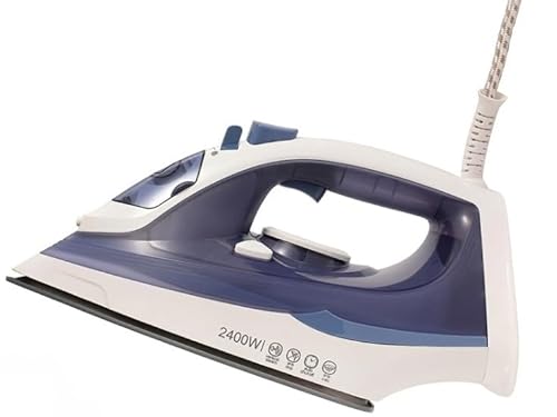 Korons Fer à Repasser Vapeur, 2400W, récipient de 350 ml, Anti-Gouttes (Bleu Roi)