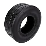 AKLOSIPY 11x4.00-5 Pneumatico con Battistrada a Coste Tubeless a 4 Strati per Tosaerba ATV UTV Go Kart