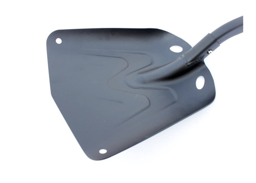 Rascador de hielo para coche Pala De Nieve Plegable Portátil Para Acampar Al Aire Libre En Coche Con Mango Aluminio Extensible Pala Eliminación De Hielo De Emergencia Retráctil Rascadores de hielo par