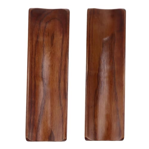 Platos rectangulares de madera para sushi 7.2x2.1 in miniatura 5