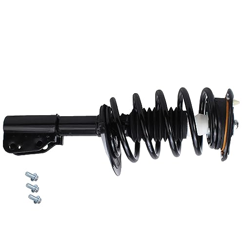 Image of Detroit Axle - Pair Front Struts for Buick Park Avenue Riviera 1998 1999 2000 2001 2002 2003 2004 2005 Complete Struts w /Coil Spring Assembly Replacement