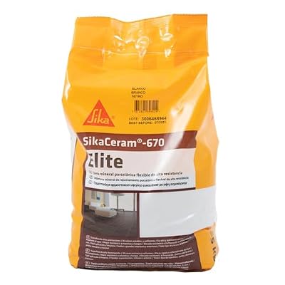 SIKA - Junta porcelánica flexible - SikaCeram-670 Elite - Negro - 5kg
