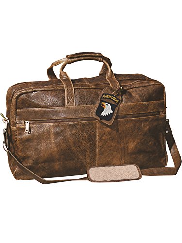 Scully Unisex Lambskin Duffle Bag Brown One Size