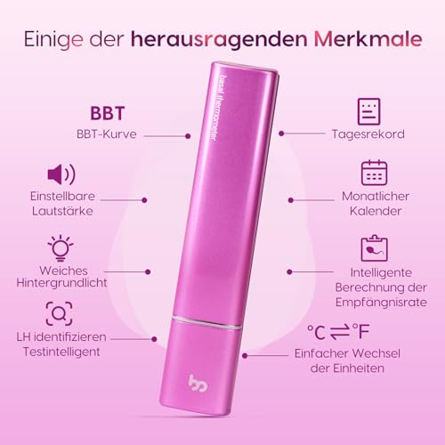 Thermomètre de fertilité et ovulation pour courbe de température
